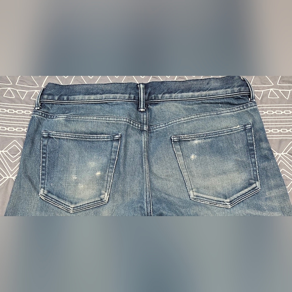 John Elliott Men's Distressed Straight Leg Jeans Size 33 - Picture 4 of 9